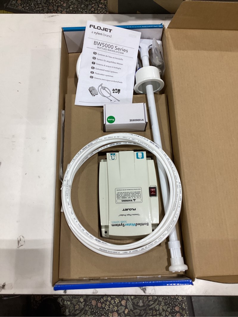Condition photo showing Good Condition for FloJet BW5000-00A Water Dispenser for 5 Gallon Bottle - Portable Bottled Water Dispensing System with Illuminated On/Off, Quick-Connect, Quiet Operation, Thermal Overload, Single Inlet - Ideal for RVs Water System
