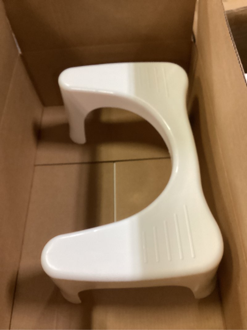 Condition photo showing Good Condition for 6.7 Inch Toilet Stool for Bathroom,Non-Slip Potty Stool for Pooping,Toilet Step Stool for Adults/Seniors/Kids