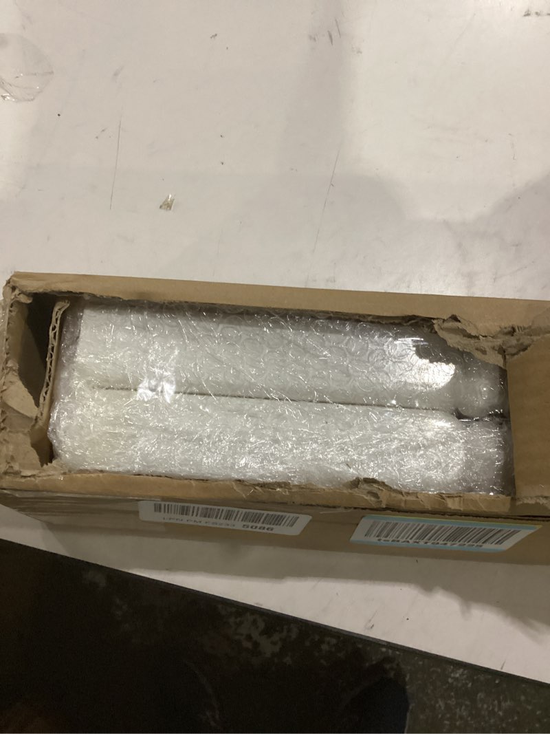 Condition photo showing New/Like New for yaocom 4 pack railing spindles white vinyl deck railings colonial style deck balusters for european home decorative outdoor stair porch fencing railings (1 1/2" sq x 32",vinyl railing) 1 1/2" sq x 32" vinyl railing 4