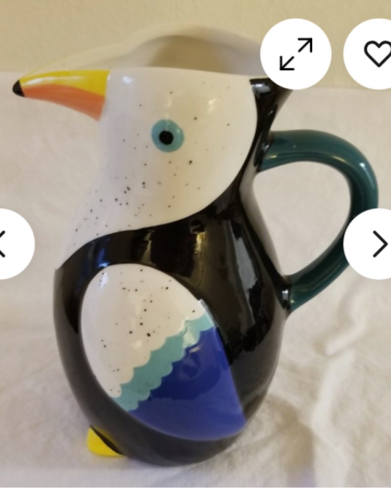 Ceramic Toucan Watering Vase - Bullseye's Playground™ ( Total pack of 6)