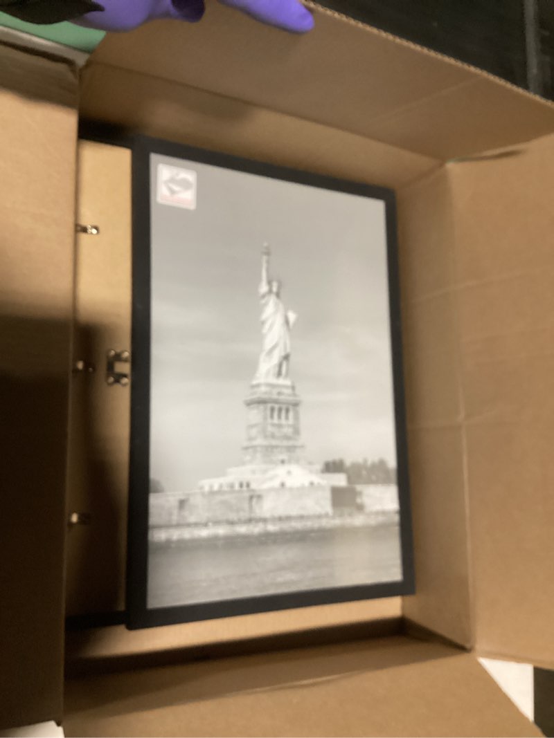 ENJOYBASICS 12x18 Picture Frame, Display for 12 x 18 Poster, Wall Gallery Photo Frames, Black, 2 Pac