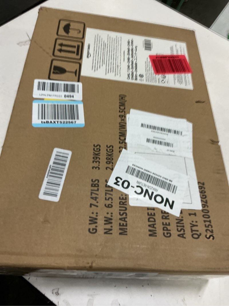 Condition photo showing New/Like New for Amazon Basics Durable, Foldable Metal Wire Dog Crate with Tray, Single Door, 18 x 12.4 x 15 in, Black 18.0"L x 12.4"W x 15.0"H Single Door no Divider