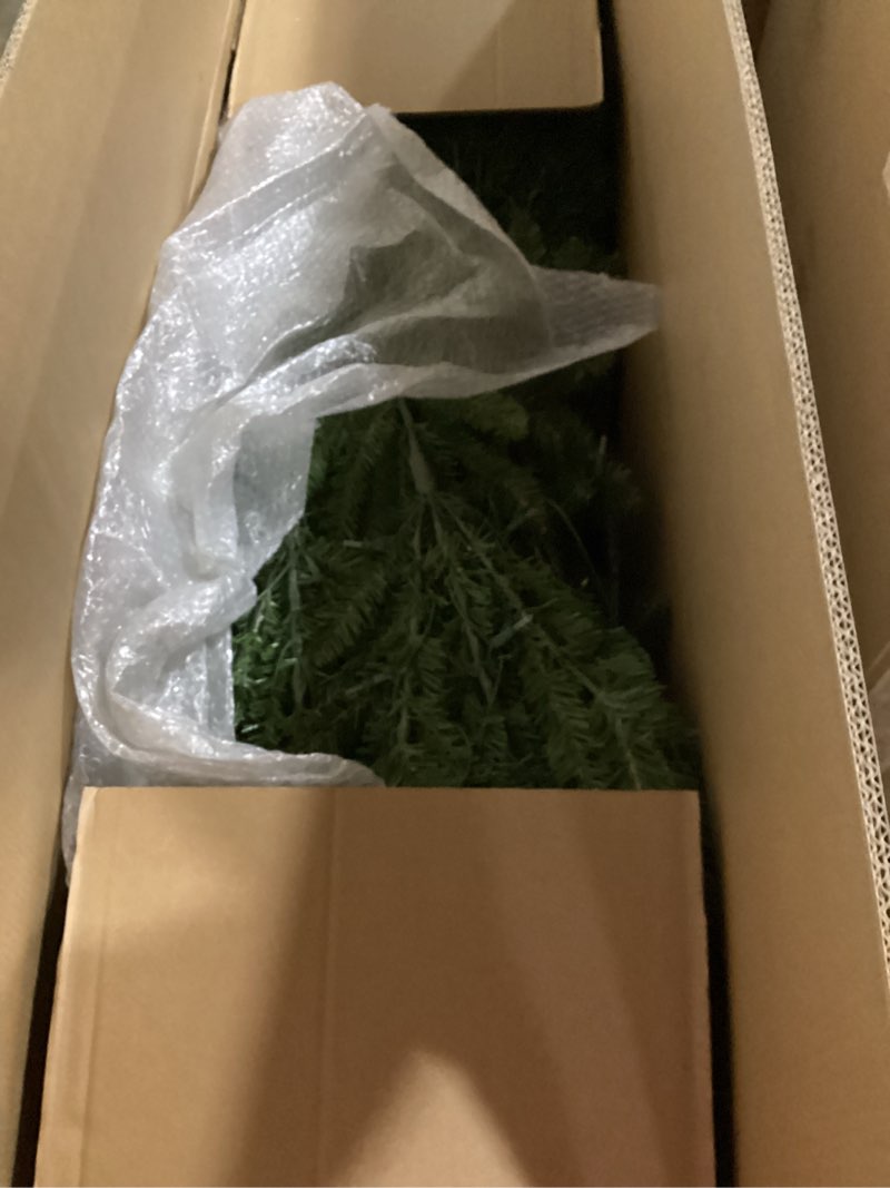 Condition photo showing Good Condition for 12ft National Christmas Tree Company Pre-Lit Dunhill Fir Hinged Full Artificial Christmas Tree with 1500 Clear Lights