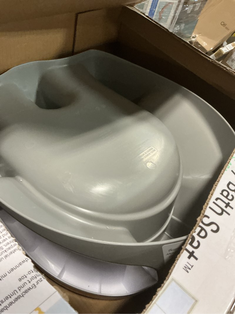 Condition photo showing As Is for Summer My Bath Seat for Sit-Up Baby Bathing, Sure & Secure Suction Cups, ASTM Safety Tested & Approved, Backrest for Assisted Sitting, Easy Setup & Storage, Gray