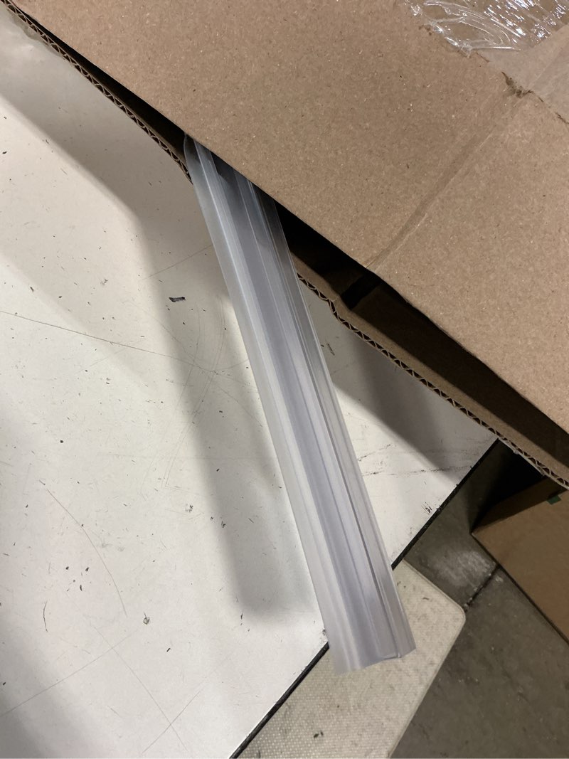 Condition photo showing Good Condition for frameless shower door sweep shower door bottom seal for 3/8" glass,36" long, glass shower door seal strip,clear vinyl for 3/8“ glass