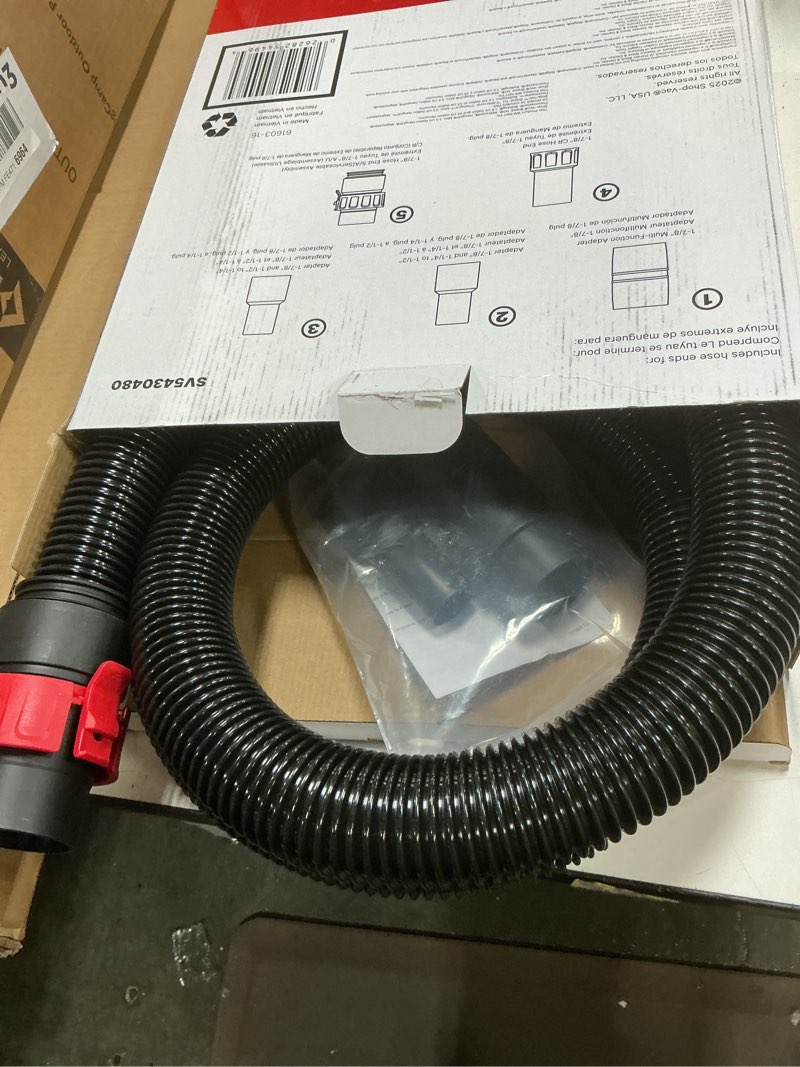 Condition photo showing Good Condition for Shop-Vac Premium Universal Hose Plastic 8'X 1-7/8", Vacuum Hose Compatible with Rigid, Dewalt, Husky, Craftsman, Bauer, Masterforce Vacuum Cleaners Black 8ft