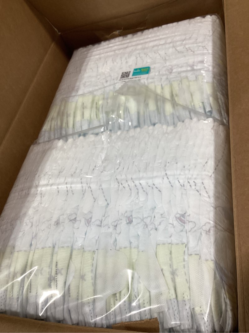 Condition photo showing New/Like New for pampers swaddlers diapers, size 5 (20-37 lbs), 132 count, absorbent, keeps baby dry and comfortable, skin safe disposable baby diaper (packaging may vary) size 5 132