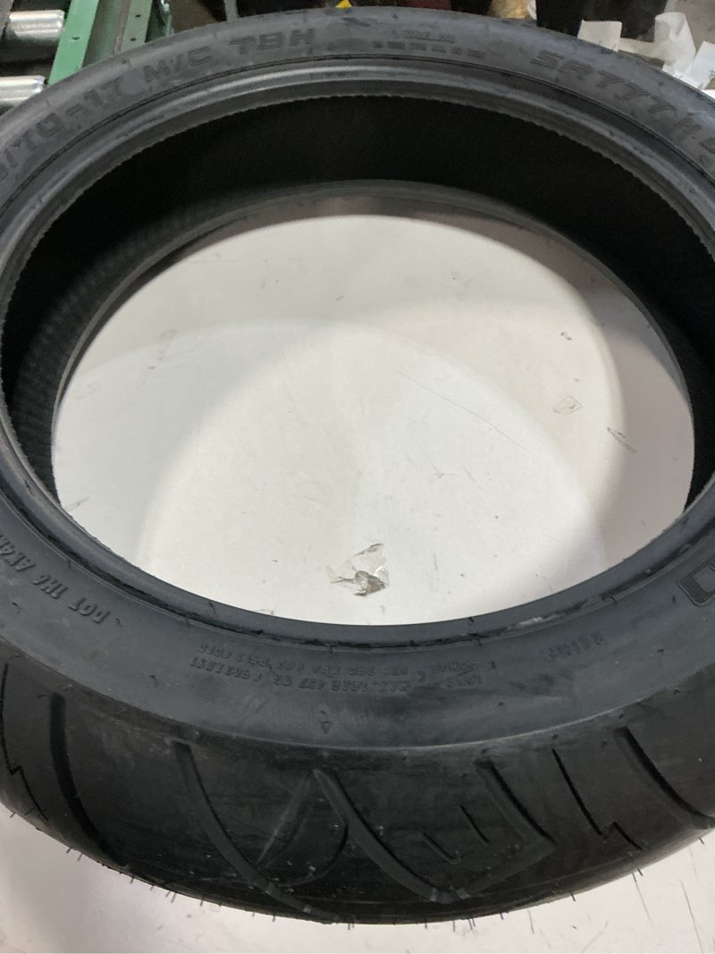 Condition photo showing Good Condition for Shinko Motorcycle Tires 777 Rear 160/80-15 74H Bias Tubeless Type Tire