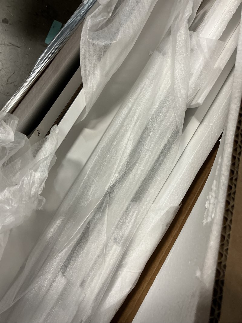 Condition photo showing item condition for Treocho Kids Study Desk and Chair Set, Kids Desk with Hutch and Tiltable Desktop for 3-8 Years Old, Wooden Children Study Table with Storage Cabinet, Student Writing Desks Bedroom, Home School, White