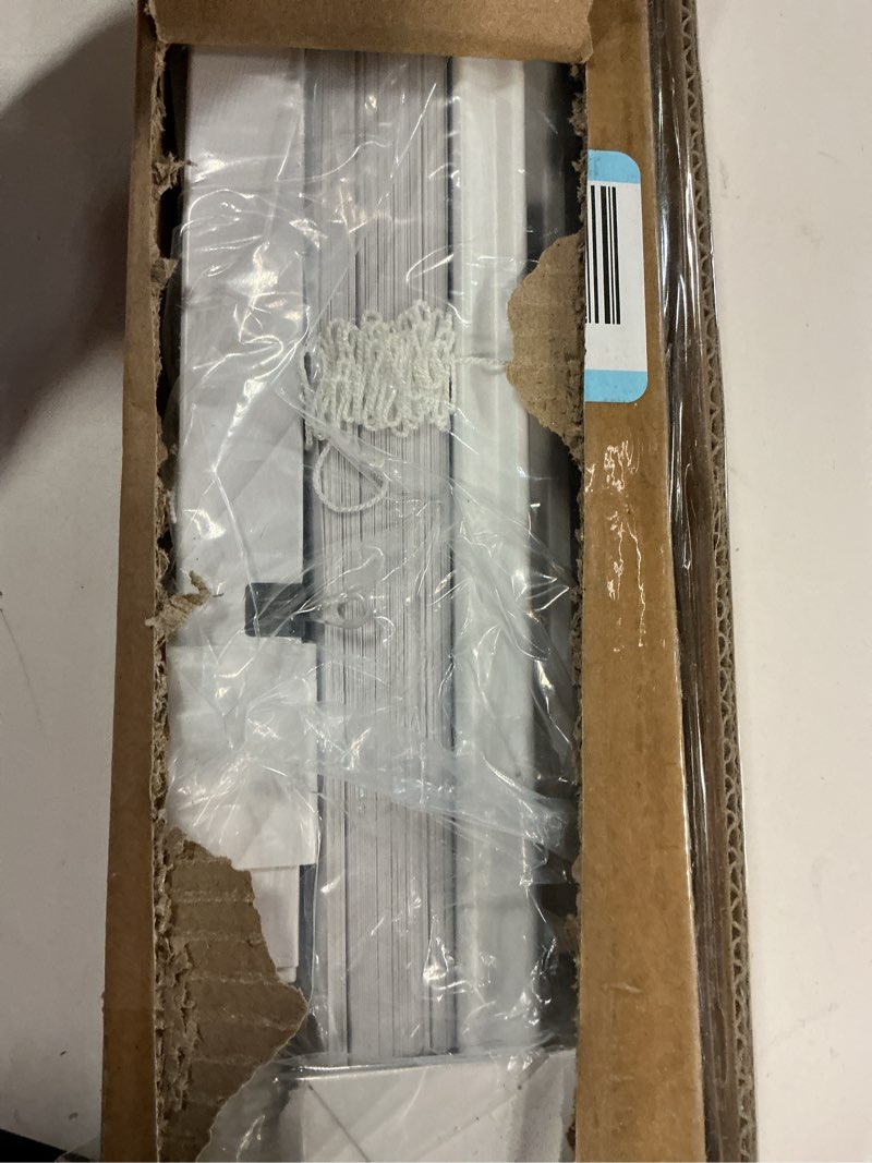 Condition photo showing Good Condition for AURILOFT No Tools No Drill 1" Cordless Mini Blinds, Horizontal Light Filtering Blind, Vinyl Blinds f