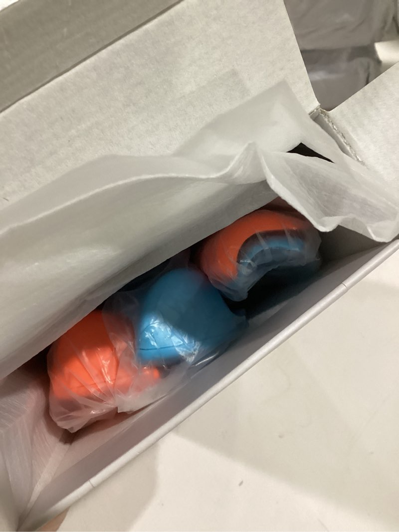 Condition photo showing Good Condition for Lainergie 9-IN-1 Switch 2 Grip Case, Ergonomic Grip Hard Shell with Replaceable Grips [to fit All Hands Sizes], Dockable Handheld Shell Set for Nintendo Switch 2 2025, Neon Blue (L) + Neon Red (R) Neon Blue + Red