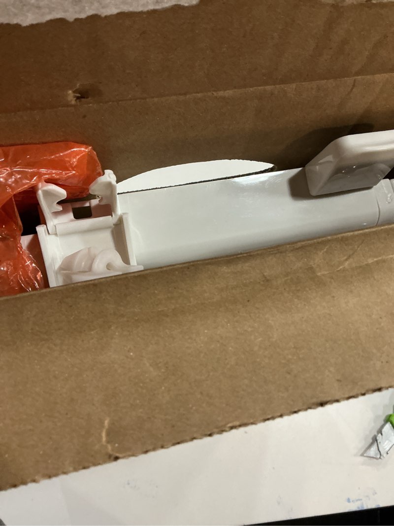 Condition photo showing As Is for KOHLER K-4774-0 Brevia Elongated White Toilet Seat with Quick-Release Hinges And Quick-Attach Hardware For Easy Clean, White