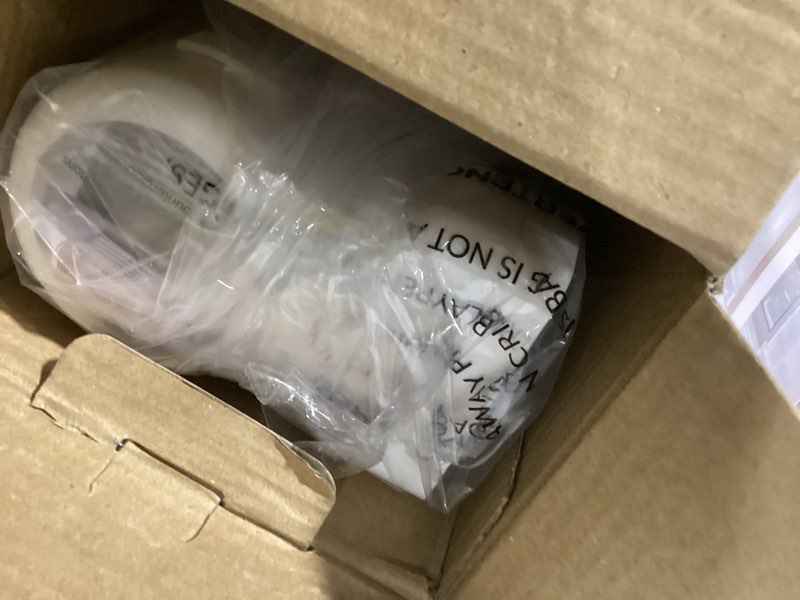 Condition photo showing Good Condition for 24 Inches Tall Retractable Dog Gate for The House, Short Baby Gates to Step Over, Extends up to 55" Wide, Reinforced Mesh Puppy Gate for Doorways, Step Over Pet Gate for Stairs, Indoor/Outdoor (White) White Reinforced 24" Tall x 55" Wide