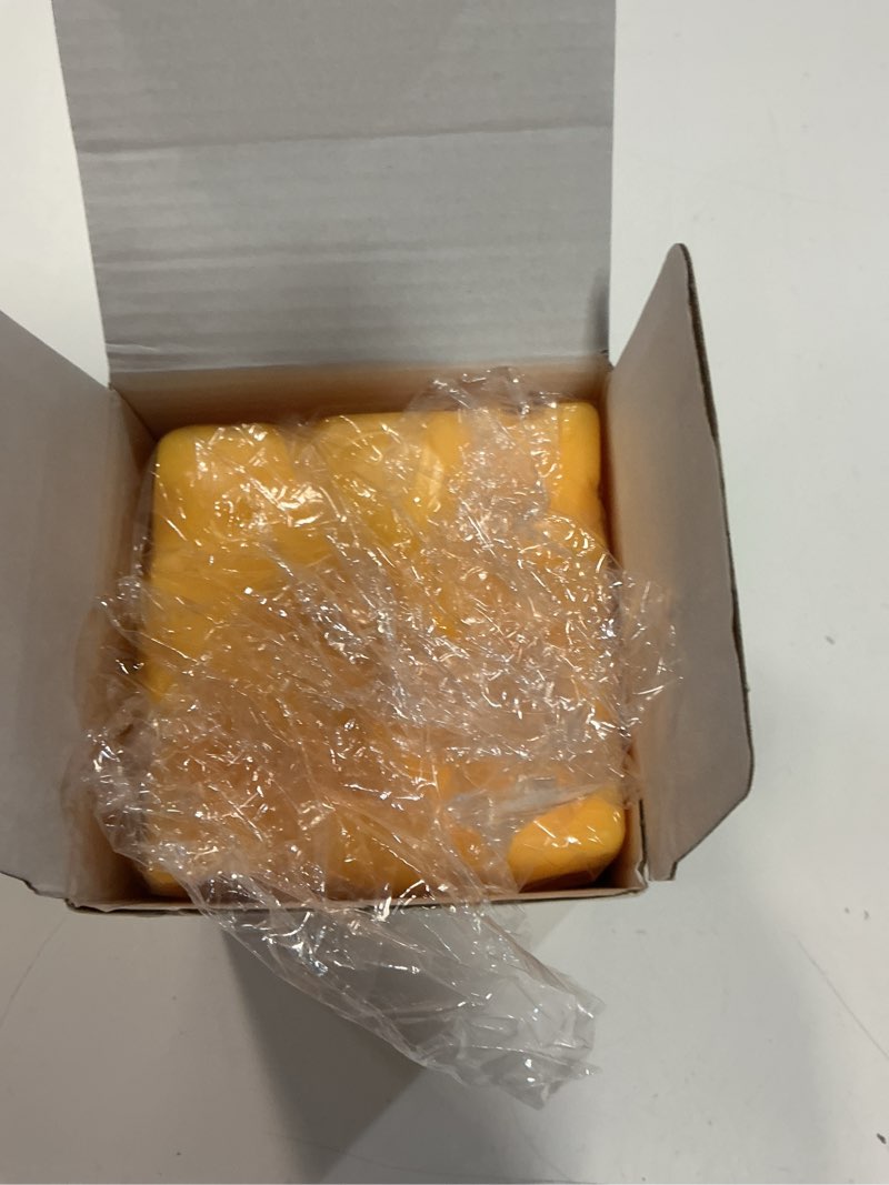 Condition photo showing Good Condition for big cheese squishy (10cm), jumbo squishy cheese block stress relief fidget toy,large size viral squeeze toys for holiday & birthday gifts (4 inch)
