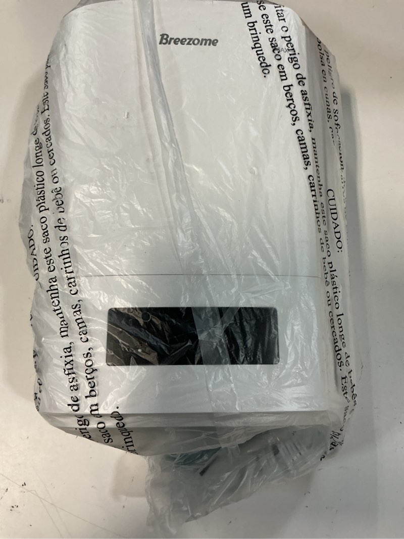 Condition photo showing As Is for breezome 6l humidifiers for bedroom large room & essential oil diffuser, ultrasonic top fill cool mist humidifiers for baby, plants, nursery last up to 60 hours, smart humidistat control, quiet, white