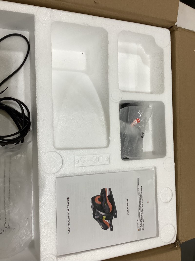 Condition photo showing Good Condition for Under Desk Elliptical Machine, Electric Elliptical Leg Exerciser for Seniors with 12 Adjustable, Portable Quiet Elliptical Exercise Machine, Seated Pedal Exerciser with Remote Control