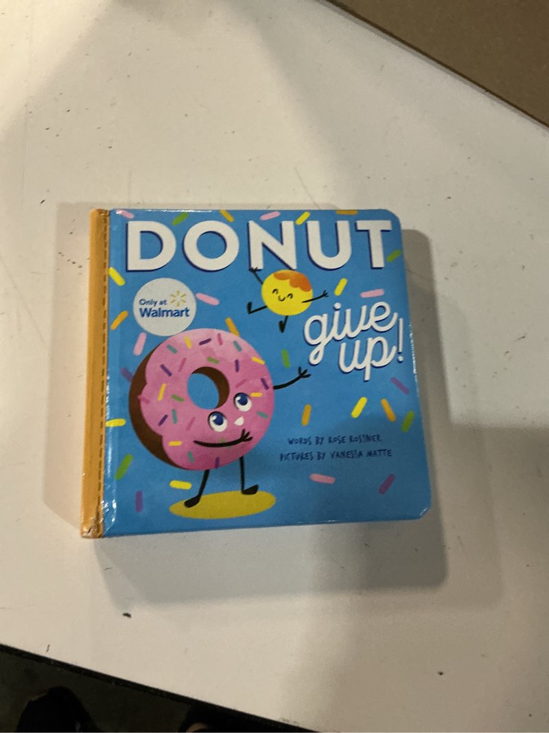 Condition photo showing New/Like New for donut give up (walmart exclusive)