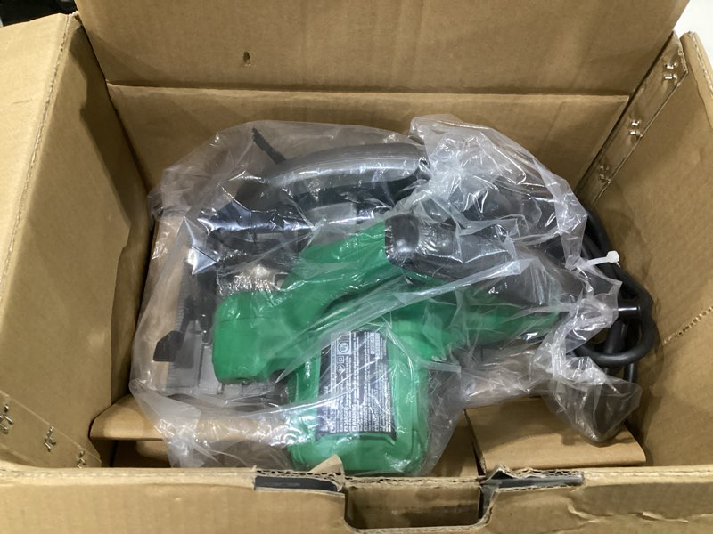 Condition photo showing Good Condition for (NOT TESTED) Metabo HPT 7-1/4-Inch Circular Saw Kit | 6,000 Rpm, 15-Amp Motor | Integrated Dust Blower | 24T Premium Framing/Ripping Blade | Single Handed Bevel Adjustment | C7SB3 Metabo HPT C7SB3 Circular Saw