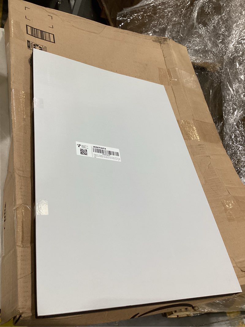 Condition photo showing Good Condition for magnetic computer privacy screen filter 24 inch for frameless monitor thin bezel 16:9 widescreen, 24in hanging removable anti blue light eye protection shield, anti spy protector panel 23.6-24'' privacy screen (16:9)