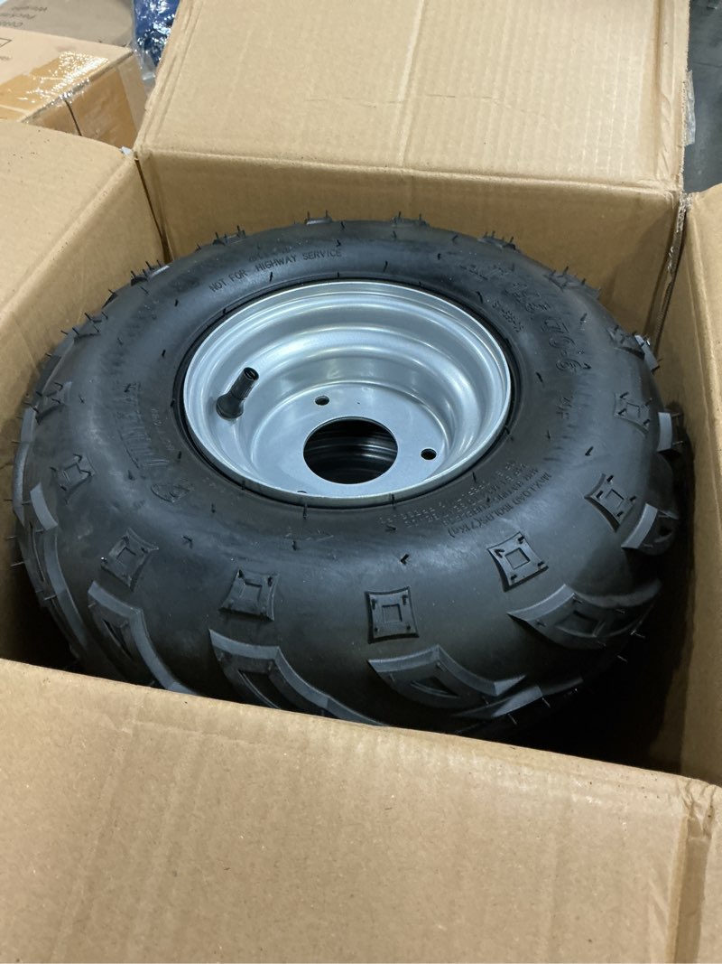 Condition photo showing Good Condition for 145/70-6 wheels,145 70-6 atv wheels for quad atv go kart tubeless tyres kazuma roketa 110cc motovox mbx10 mbx11 mbx12 rt100 (silver)