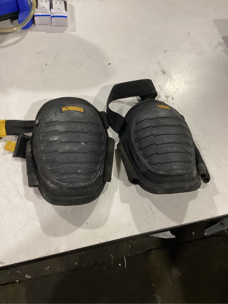 Condition photo showing As Is for dewalt hard shell knee pads