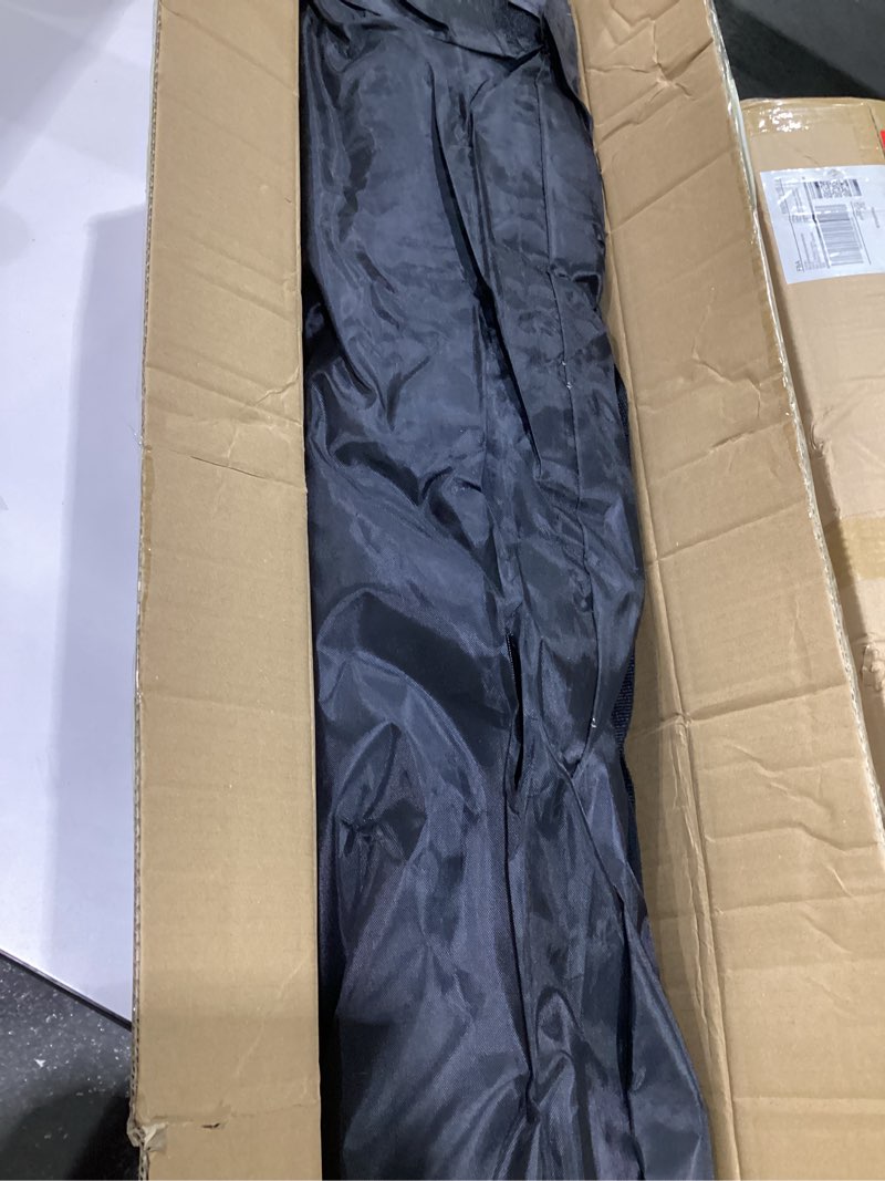 Condition photo showing As Is for Outdoor Folding Camping Chair-Oversize Camping Chairs for Adults,Support 400lbs with Pillows & Cup Holders & Cooler Bags - Heavy Duty Collapsible Chairs for Sports Garden Beach Fishin(Blackgray) single Grey+black BAG IS DAMAGED