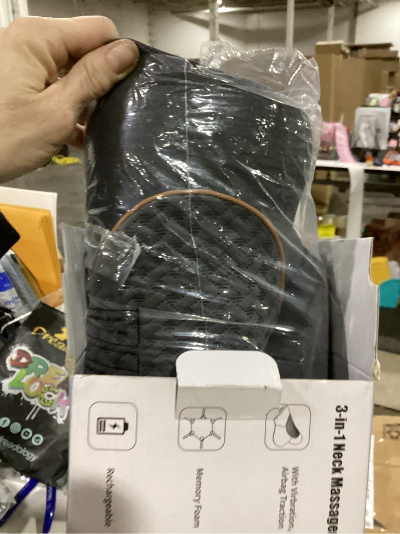 Condition photo showing New/Like New for Rechargeable 3-in-1 Neck Massager Pillow with Heat,Vibration & Air Traction – Heated Neck Pillow Massage Hump Soothing Neck Relaxation, Posture Support & Stress Relief