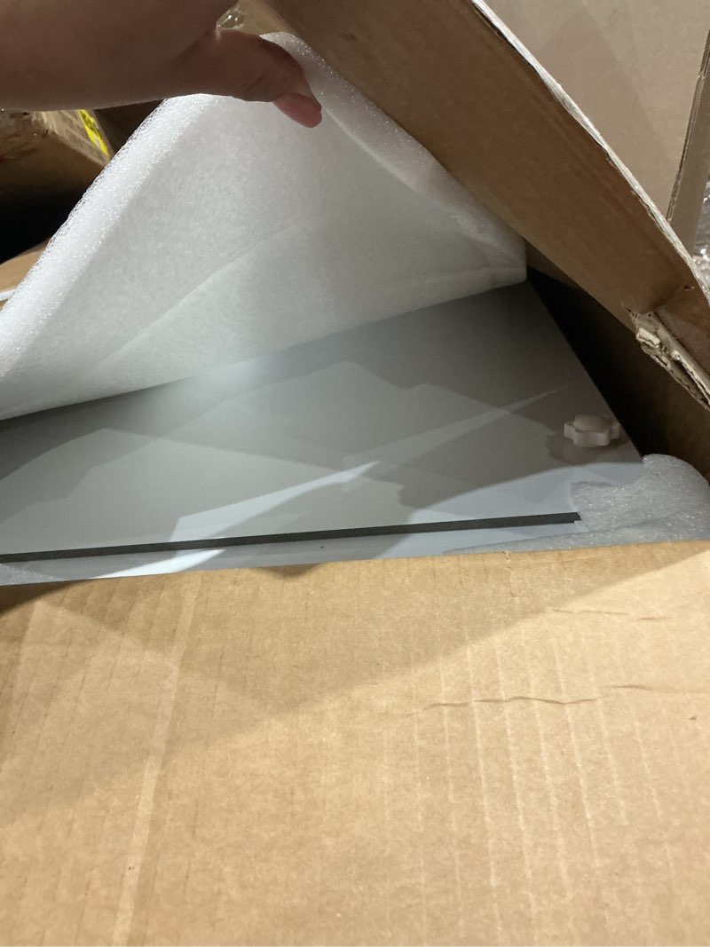 Condition photo showing Good Condition for xlarge dog door for sliding glass doors, adjustable 75.39" to 81.3" slider height, extra large dog door for sliding glass door, all-metal framed & lockable panel