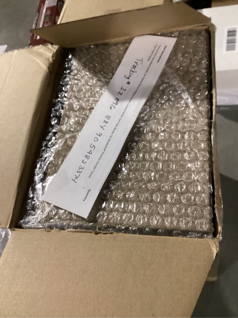 Condition photo showing New/Like New for Tioncy 6 Pcs Decorative Books for Home Decor Modern Linen Covered Book Set Fake Books for Bookshelf Faux Books for Decoration Fake Coffee Table Books for Shelves Mantel Tiered Tray Hotel Display