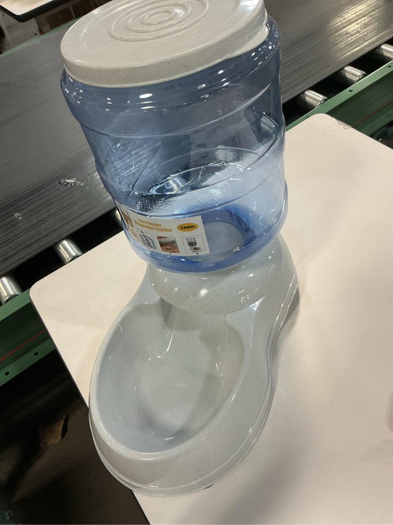 Condition photo showing As Is for Zone Tech Gravity Pet Waterer Automatic Self-Dispensing Dog Water Bowl Dispenser 3.7L Capacity