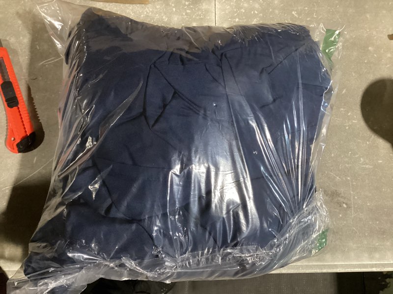 Condition photo showing Good Condition for mellanni king sheets set - 4 pc iconic collection bedding - hotel luxury, extra soft, cooling bed sheets - wrinkle, fade, stain resistant (king, navy blue) 1959 navy blue king