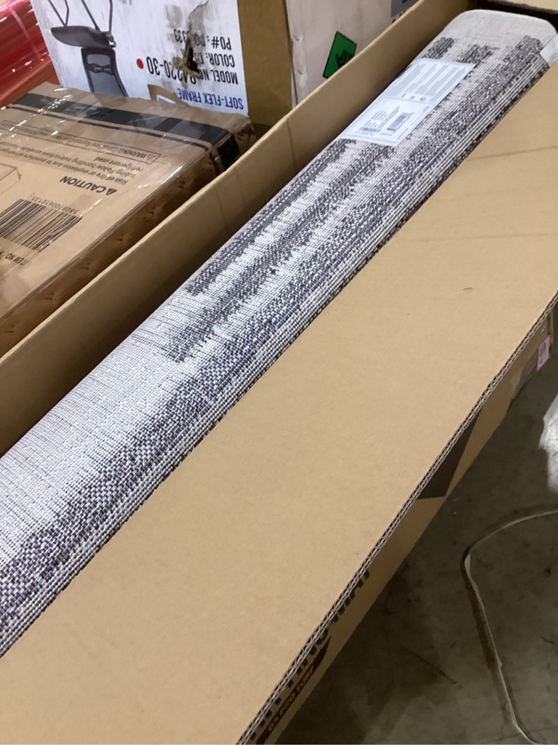 Condition photo showing Good Condition for JONATHAN Y MOH207A-4 Khalil Modern Berber Stripe Indoor Farmhouse Area Rug Bohemian Minimalistic Striped Easy Cleaning Bedroom Kitchen Living Room Non Shedding, 4 X 6, Cream,Black