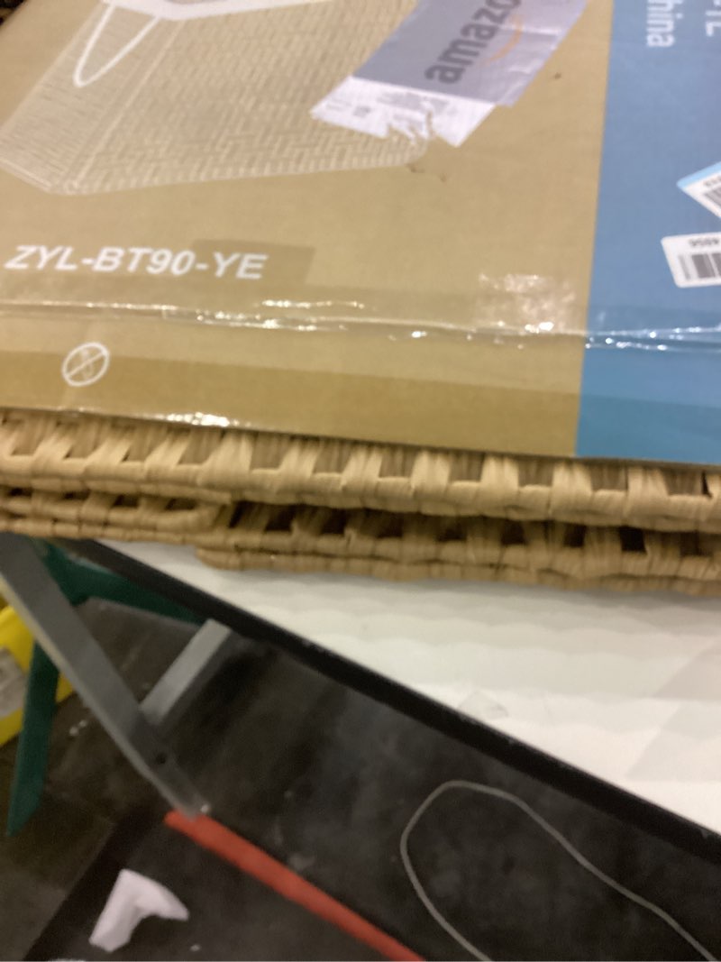 Rattan laundry hamper