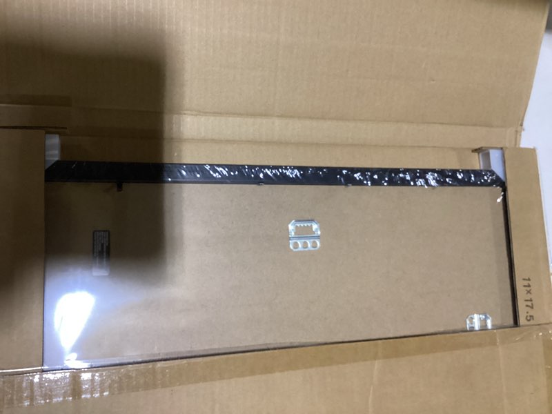 Condition photo showing New/Like New for Americanflat 11x17.5 Picture Frame with Shatter-Resistant Glass - Signature Collection - Gallery-Style Frames Made of Engineered Wood - Photo Frame for Wall Display - Black 11x17.5 Black