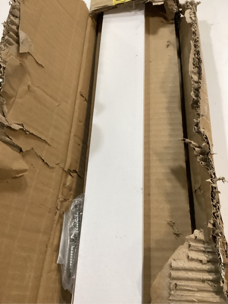 Condition photo showing As Is for Hidden Island Countertop Support Bracket 2 Pack White 36 Inch Heavy Duty Granite Countertop Bracket 