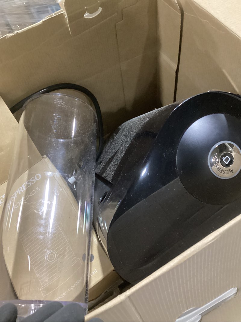 Condition photo showing Good Condition for de'longhi nespresso vertuo plus coffee and espresso maker by de'longhi, grey with aeroccino milk frother machine + frother gray