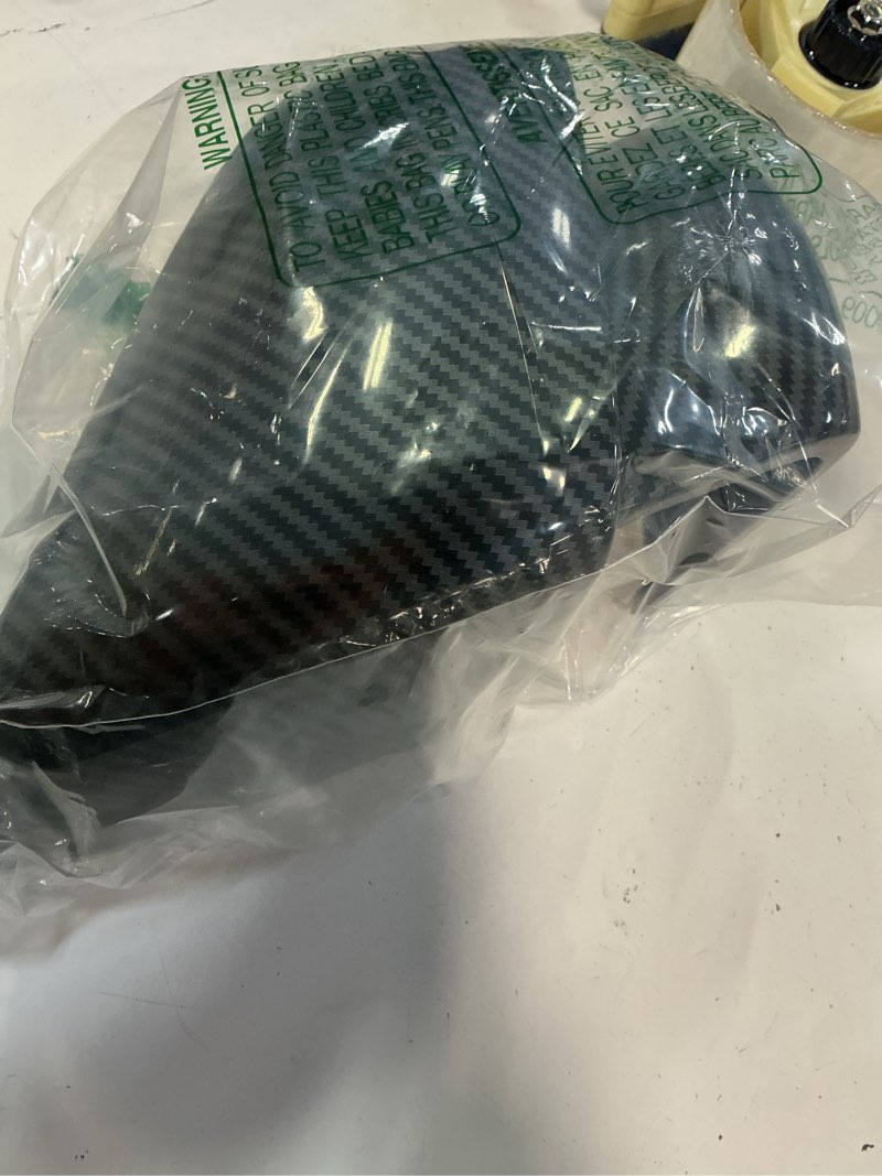 Condition photo showing Good Condition for abs side mirror covers for tesla model y juniper, compatible with 2025 2026 model y juniper rearview mirror cap guards anti-scratch & uv protection (my juniper - gloss carbon fiber pattern)
