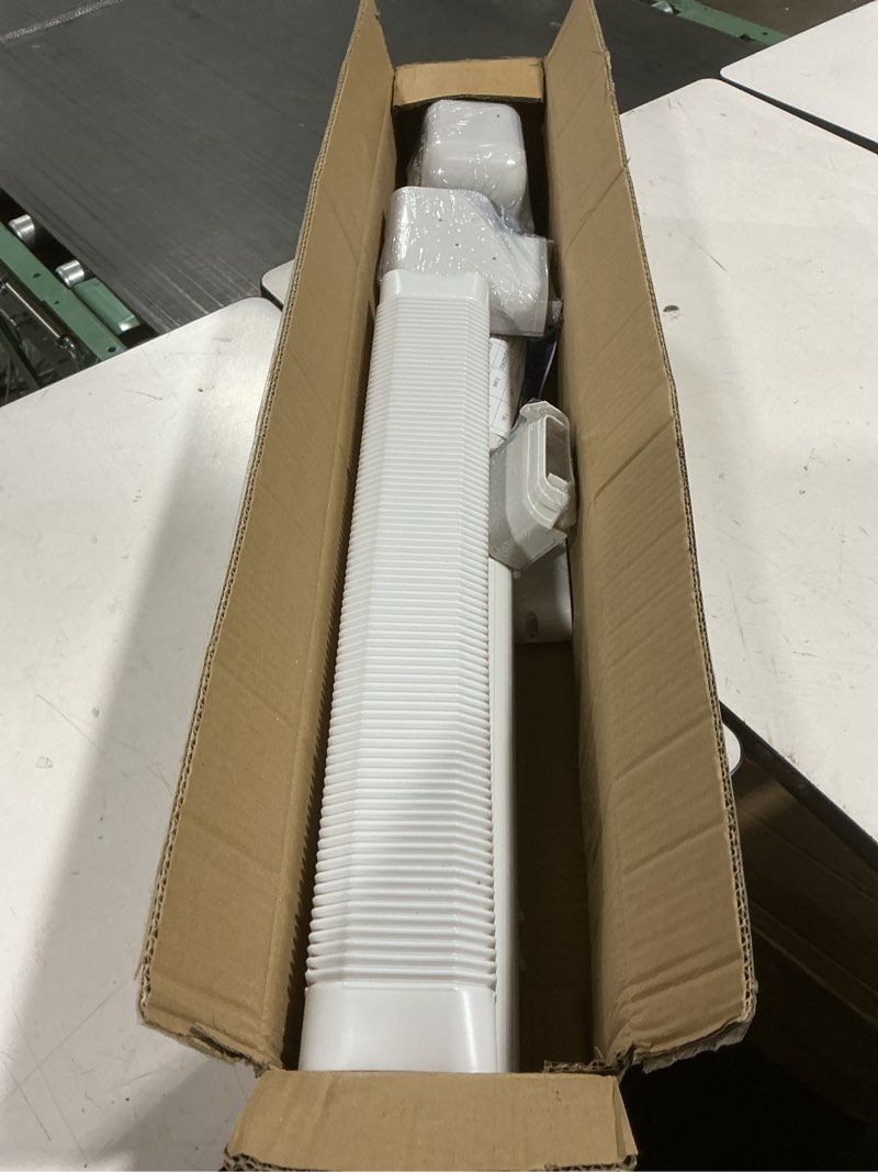Condition photo showing Good Condition for 4'' 13ft mini split line set cover with flexible pipe, upgrade pp heat-resistant & paintable, central ac and heat pumps-full set, no other parts needed 4 inches x 13 feet