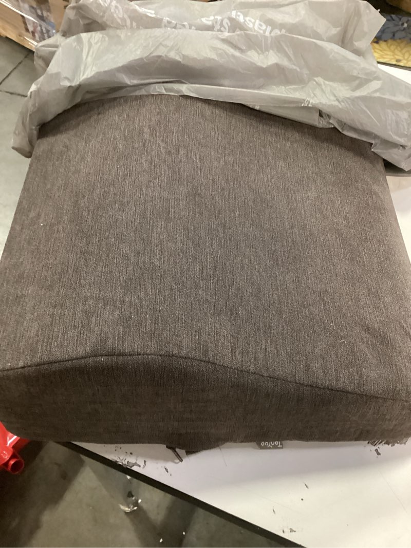 Condition photo showing As Is for TANYOO Back Support Pillow for Recliner Dual Layer Lumbar Support Pillow with Gel Memory Foam Ergonomic Orthopedic Couch Lumbar Cushions for Elderly Lower Back Pain Relief Washable Cover Brown