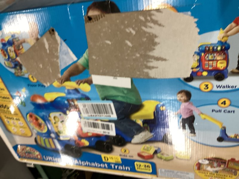 Condition photo showing New/Like New for VTech Sit-to-Stand Ultimate Alphabet Train, Blue Train Blue Standard Packaging