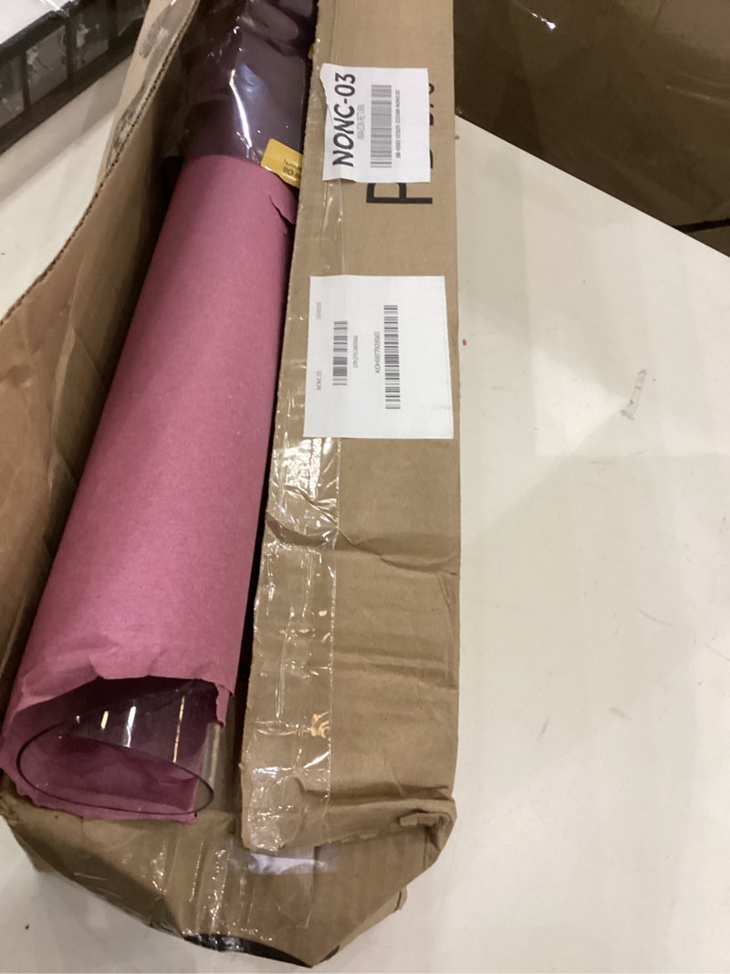 Condition photo showing As Is for 29 " Dia Round Dining Coffee Table Protector Thick Clear Plastic Tablecloth Cover PVC Vinyl Cloths Wood Marble Glass Tabletop Topper Protection Pad Easy Clean Polyester Wipeable Proof Waterproof Mat 29" x 29" New Version Round Shape Clear