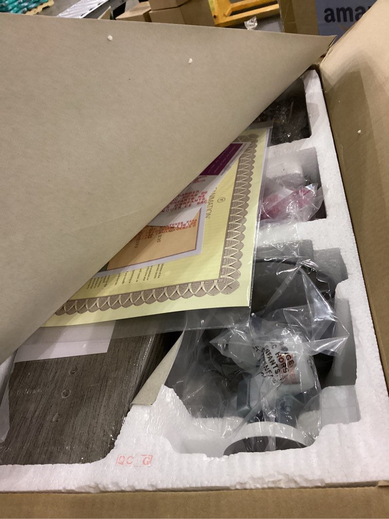 Condition photo showing As Is for Fanimation Aire Deluxe - 52 inch - Matte Greige with LED Bowl LK