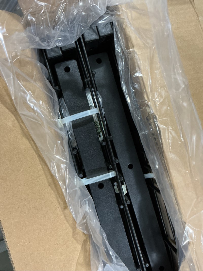 Condition photo showing Good Condition for plkow garage wall shelving 4-pack includes bike hooks, sturdy adjustable garage shelving wall mount garage wall organizer (black, 4-pack)