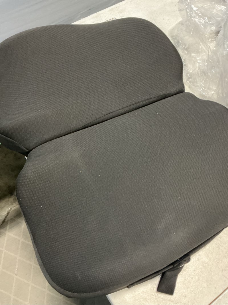 Condition photo showing New/Like New for a-pce foldable travel seat cushion-with built-in handles?memory foam cushions for relief of lower back, sciatic, butt and tailbone pain-for home & office use, perfect for travel or driving-black black 46*44*8cm