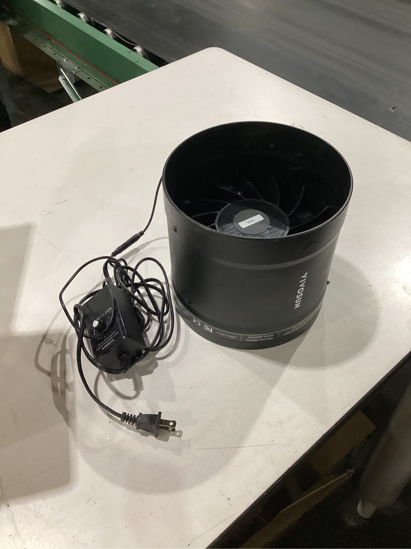 Condition photo showing Good Condition for vivosun 8” inline booster duct fan with speed regulator, 640 cfm quiet exhaust fan for hvac ventilation in grow tents, basements, bathrooms, kitchens, and attics 8" pro