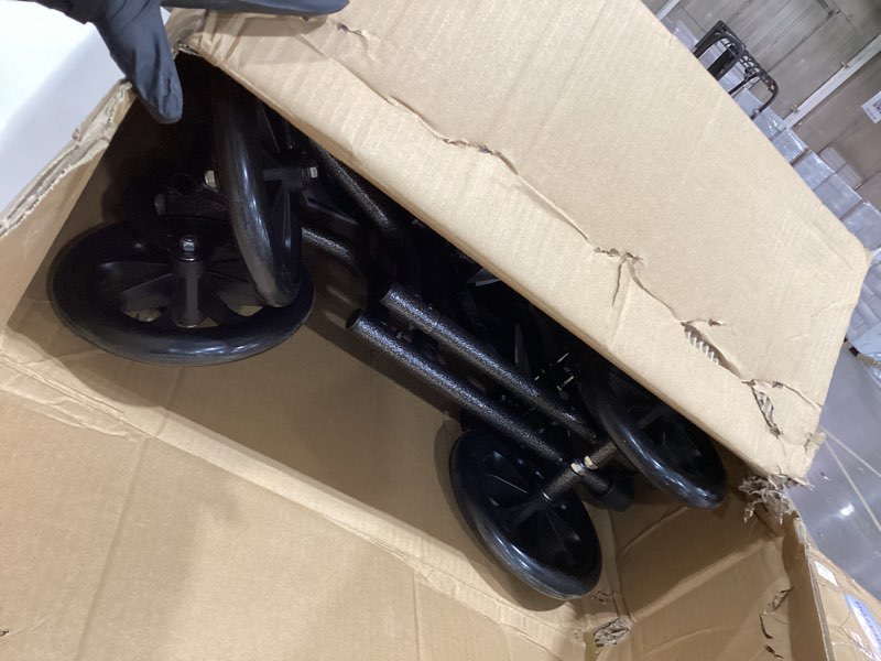 Condition photo showing As Is for Drive Medical Lightweight Folding Transport Wheelchair - Reliable Mobility Support - Durable Steel Frame - Swing-Away Footrests - Compact Travel Design - Silver