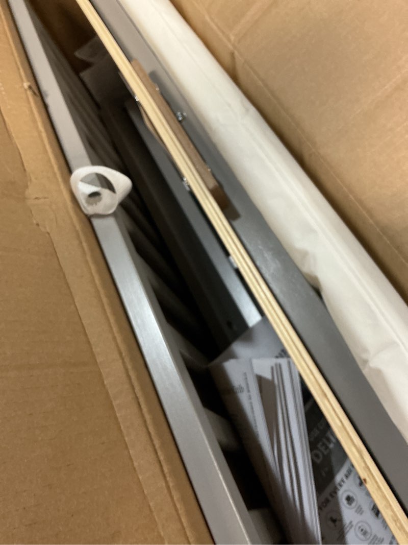 Condition photo showing Good Condition for Delta Children Folding Portable Mini Baby Crib with 1.5-inch Mattress - Greenguard Gold Certified, Grey Grey Crib