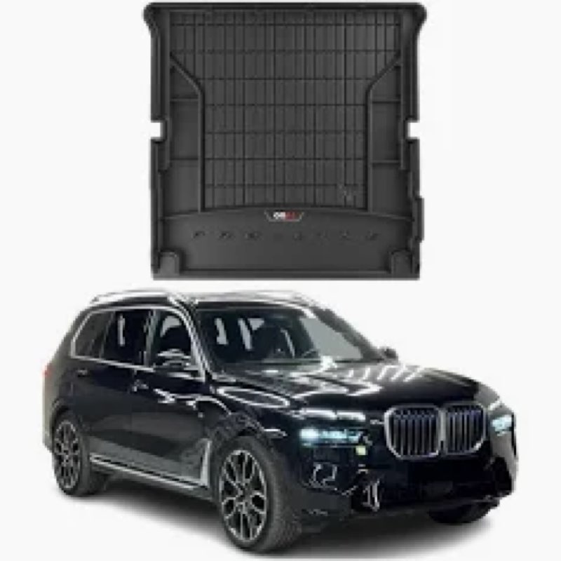 Antsvnn Rear Cargo Mats for 2025-2019 BMW X7 6/7 Seater Trunk Liner?All-Weather 3D Custom Rear Trunk