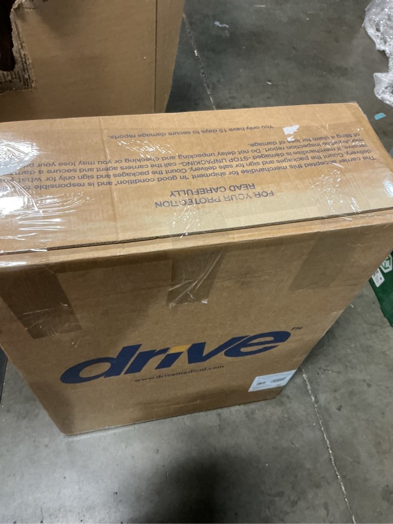 Condition photo showing Good Condition for Drive Medical Rollator Walker with Seat - Stable Mobility Support - Height Adjustable - Durable Steel Frame Construction - Smooth 7.5" Wheels - Foldable Frame - 350 Lb Limit - Red