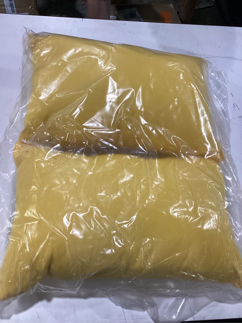 Condition photo showing Good Condition for sorra home indoor outdoor sunbrella lumbar pillows, set of 2, 12 x 18, sunflower yellow 12 in h x 18 in